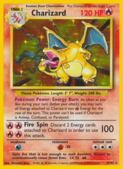Charizard [Base Set] (BS-004) [V1 · Holo Rare]