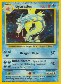 Gyarados [Base Set] (BS-006) [V1 · Holo Rare]