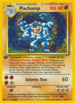 Machamp [Base Set] (BS-008) [V1 · Holo Rare]