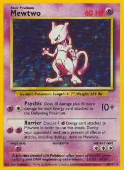 Mewtwo [Base Set] (BS-010) [V1 · Holo Rare]