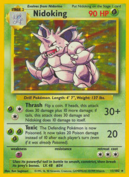 Nidoking [Base Set] (BS-011) [V1 · Holo Rare]