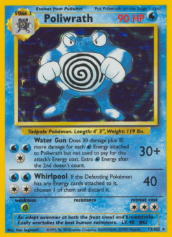 Poliwrath [Base Set] (BS-013) [V1 · Holo Rare]