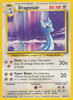Dragonair [Base Set] (BS-018) [V1 · Rare]