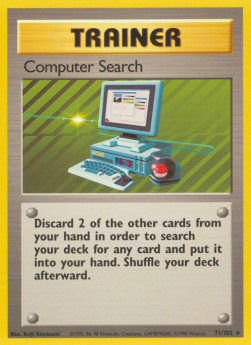 Computer Search [Base Set] (BS-071) [V1 · Rare]