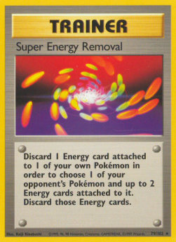 Super Energy Removal [Base Set] (BS-079) [V1 · Rare]