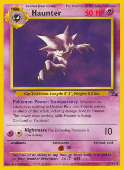 Haunter [Fossil] (FO-021)