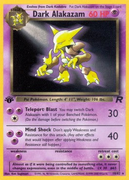 Dark Alakazam [Team Rocket] (TR-018)