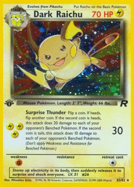 Dark Raichu [Team Rocket] (TR-083)