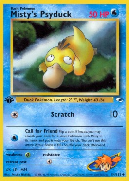 Misty's Psyduck [Gym Heroes] (GH-054)