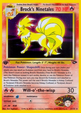 Brock's Ninetales [Gym Challenge] (GC-003)