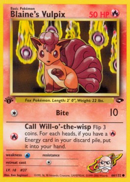 Blaine's Vulpix [Gym Challenge] (GC-066)