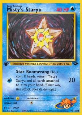 Misty's Staryu [Gym Challenge] (GC-092)