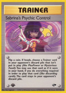 Sabrina's Psychic Control [Gym Challenge] (GC-121)