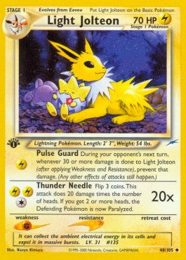 Light Jolteon [Neo Destiny] (NDE-048)