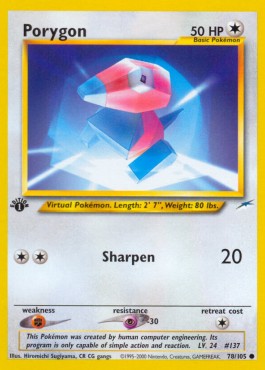 Porygon [Neo Destiny] (NDE-078)