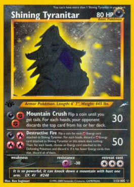 Shining Tyranitar [Neo Destiny] (NDE-113)