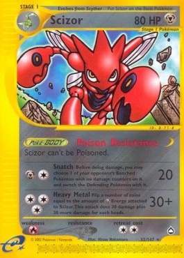 Scizor [Aquapolis] (AQ-032) [V2 · Rare]