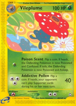 Vileplume [Aquapolis] (AQ-043)