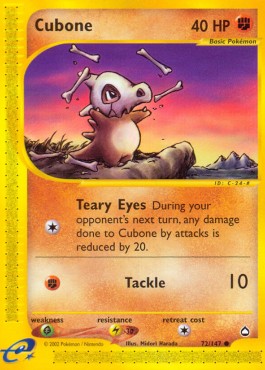Cubone [Aquapolis] (AQ-072)