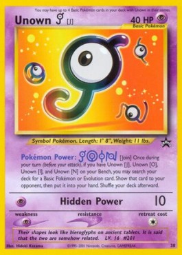 Unown [J] [Wizards Black Star Promos] (WP-038)