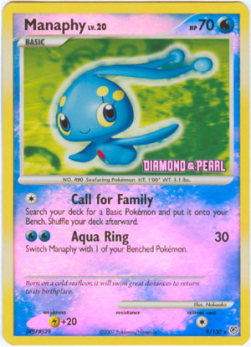 Manaphy Lv.20 [Burger King DP Promos 2008] (BKPR-DP 9)