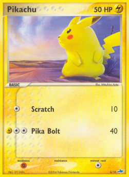 Pikachu [EX Trainer Kit] (6O)