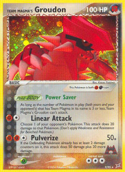 Team Magma's Groudon [EX Team Magma vs Team Aqua] (MA-009)