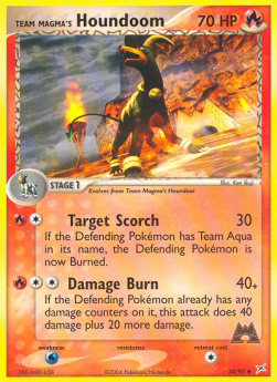 Team Magma's Houndoom [EX Team Magma vs Team Aqua] (MA-034)