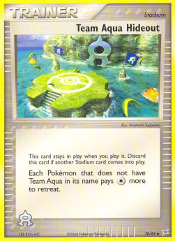 Team Aqua Hideout [EX Team Magma vs Team Aqua] (MA-078)