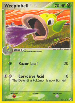 Weepinbell [EX FireRed & LeafGreen] (FL-051)