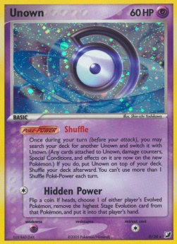 Unown [D] [EX Unseen Forces] (UF-D-28)