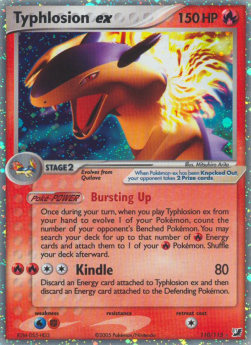 Typhlosion ex [EX Unseen Forces] (UF 110)