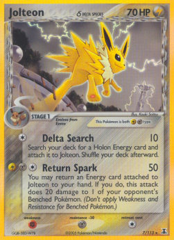 Jolteon δ Delta Species [EX Delta Species] (DS 7)