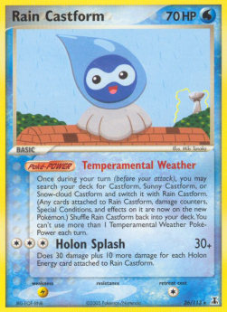Rain Castform [EX Delta Species] (DS-026)