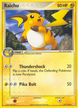 Raichu [EX Holon Phantoms] (HP-051)