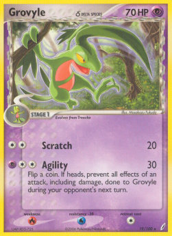 Grovyle δ Delta Species [EX Crystal Guardians] (CG-019)