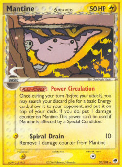 Mantine δ Delta Species [EX Dragon Frontiers] (DF-020)