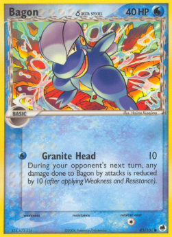 Bagon δ Delta Species [EX Dragon Frontiers] (DF-043)