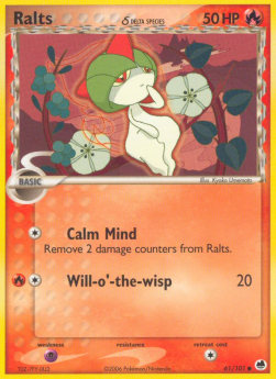 Ralts δ Delta Species [EX Dragon Frontiers] (DF-061)