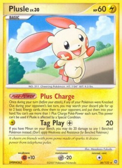 Plusle Lv.30 [Secret Wonders] (SW 36)