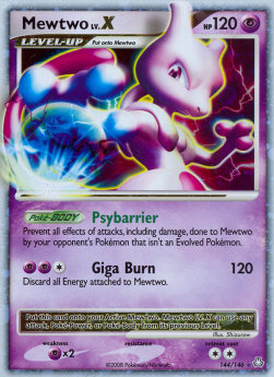 Mewtwo LV.X [Legends Awakened] (LA 144)