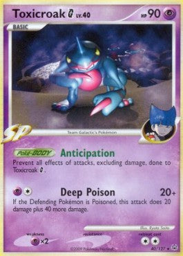 Toxicroak [G] Lv.40 [Platinum] (PL-040)