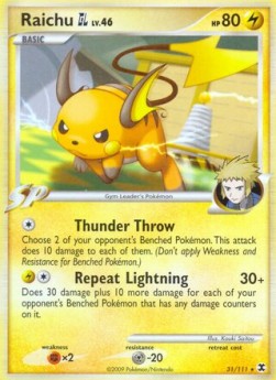 Raichu [GL] Lv. 46 [Rising Rivals] (RR-031)