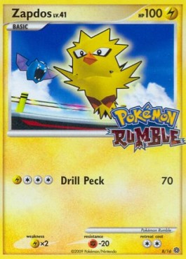 Zapdos Lv.41 [Pokémon Rumble] (RM-008)