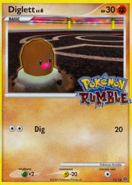 Diglett Lv.6 [Pokémon Rumble] (RM-011)