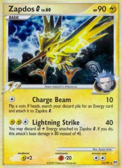 Zapdos [G] Lv.60 [Arceus] (AR-012)