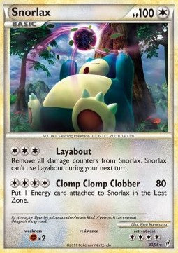 Snorlax [Call of Legends] (CL-033) [V1 · Rare]