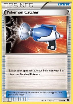 Pokémon Catcher [Emerging Powers] (EPO-095) [V1 · Uncommon]