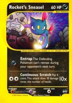 Rocket's Sneasel [Best of Game Cards Promos] (BEST 5)