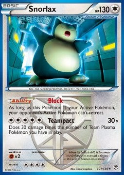 Snorlax [Plasma Storm] (PLS-101)